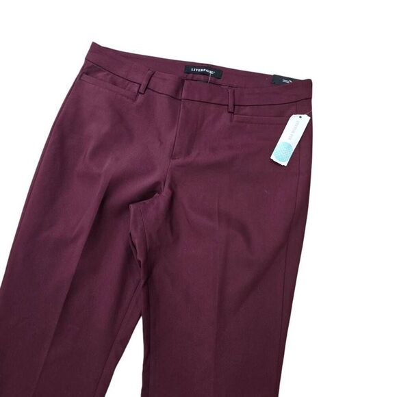 Liverpool Harper Dress Pants Women's 12/31 Red Bootcut Formal Office Carrier - Picture 2 of 6
